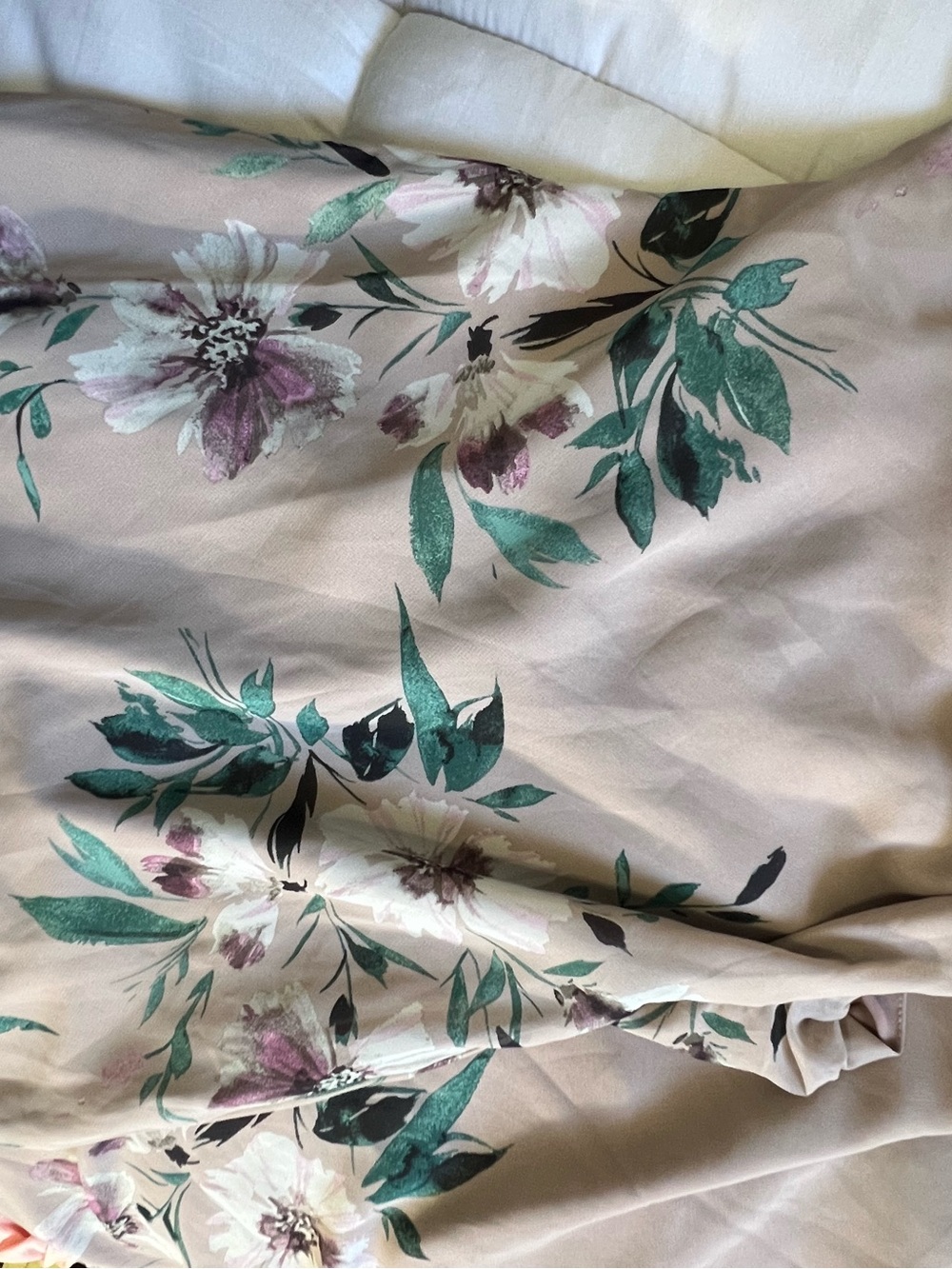 JLUXLABEL Blush Floral Strapless Maxi Dress Romantic Garden Party NWT Size S - Picture 15 of 15